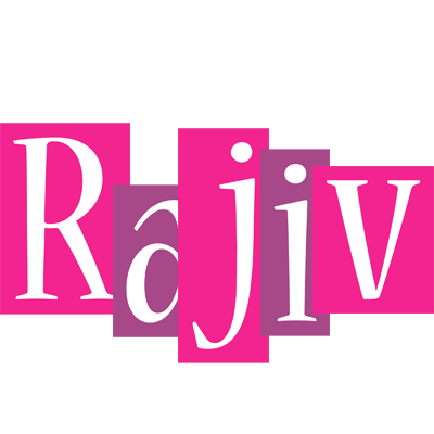 Rajiv whine logo