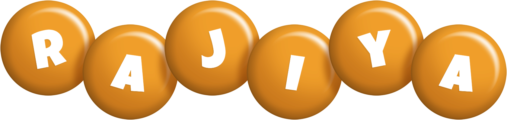 Rajiya candy-orange logo