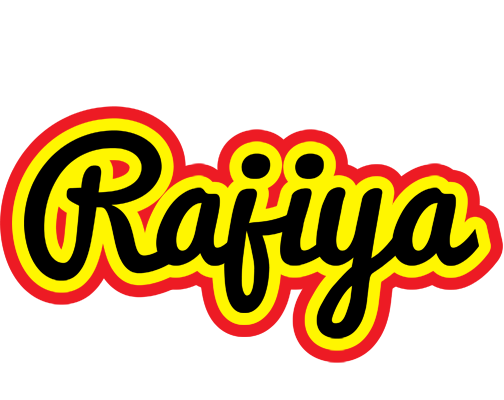 Rajiya flaming logo