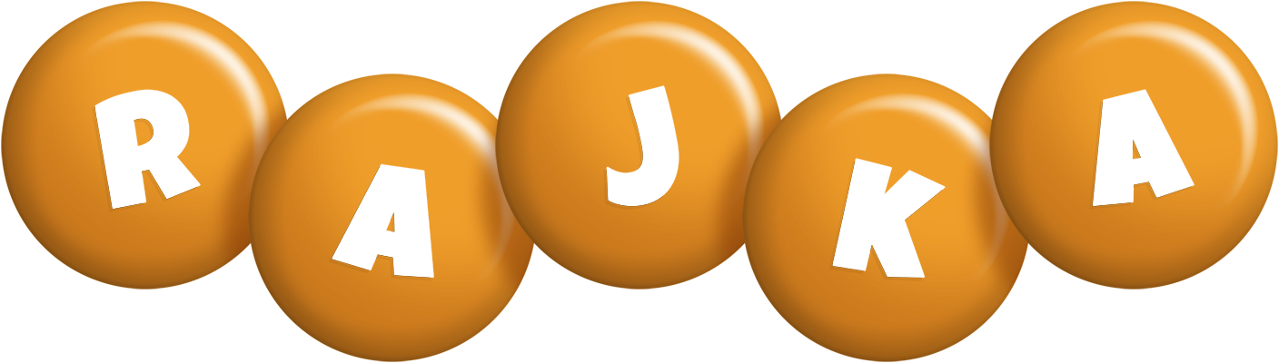 Rajka candy-orange logo