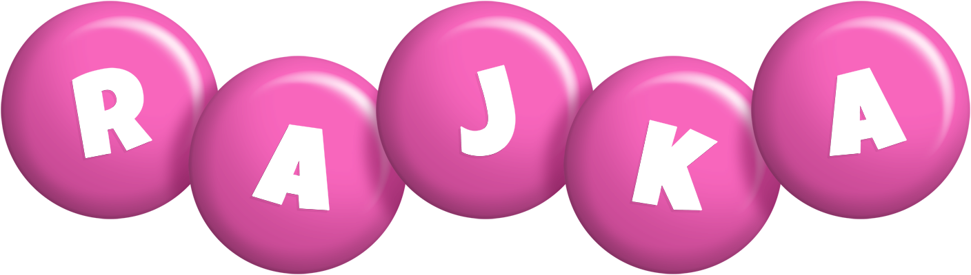Rajka candy-pink logo