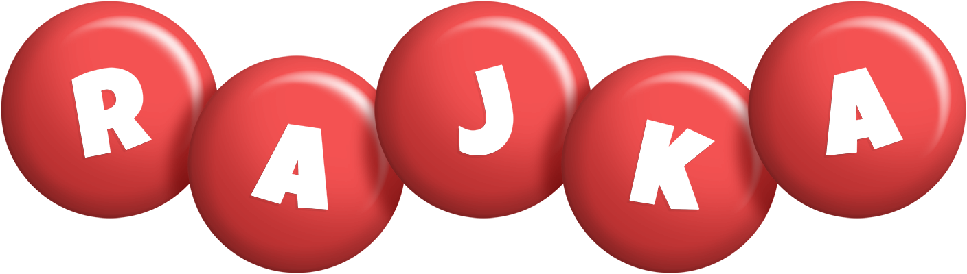 Rajka candy-red logo