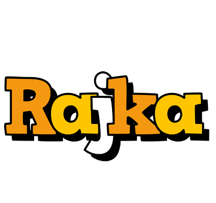 Rajka cartoon logo