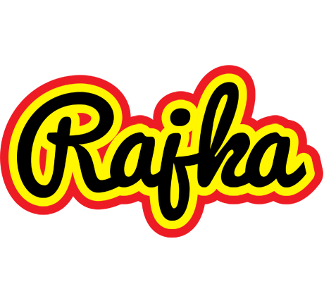 Rajka flaming logo