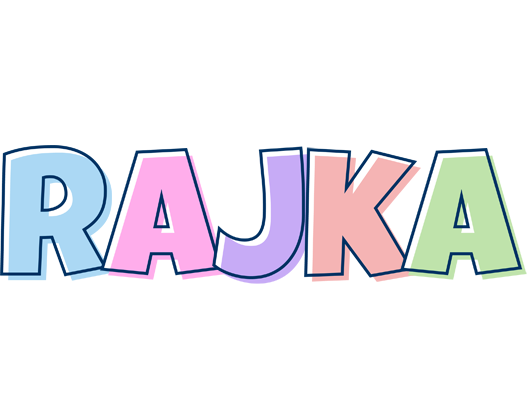 Rajka pastel logo