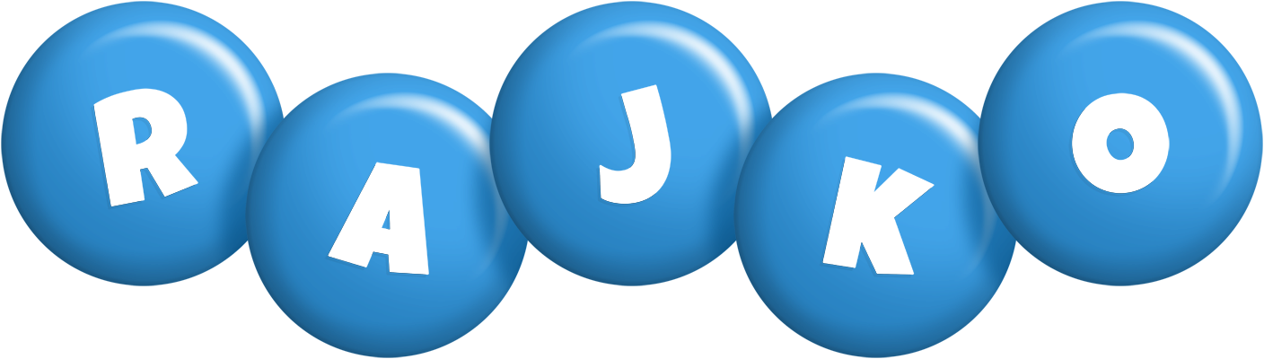 Rajko candy-blue logo