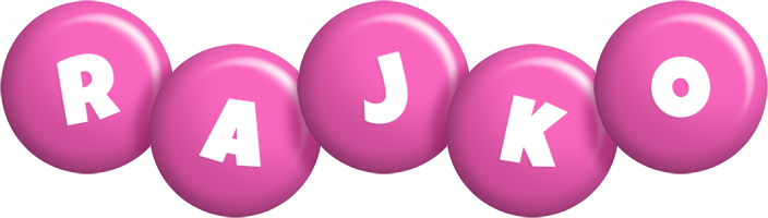 Rajko candy-pink logo