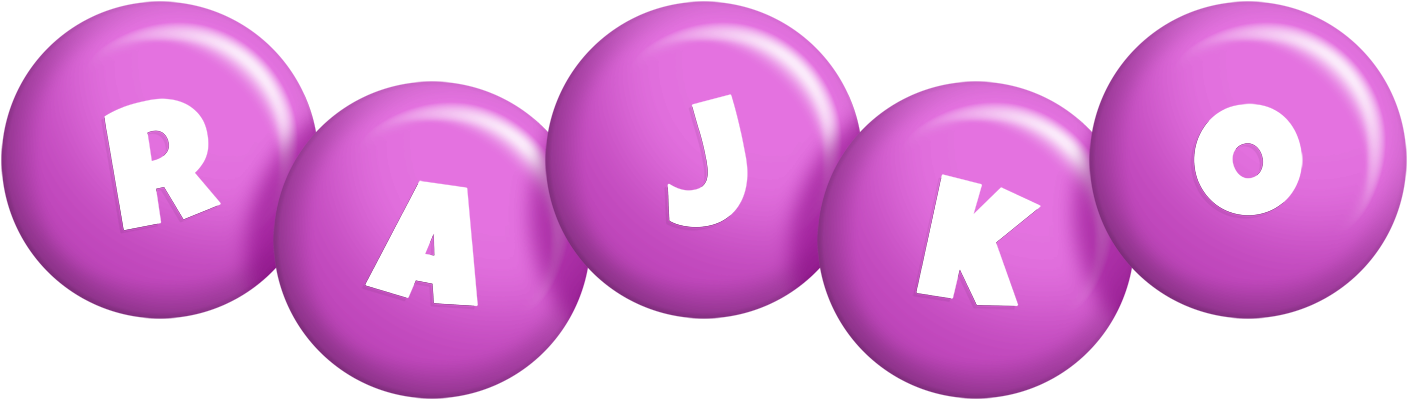 Rajko candy-purple logo
