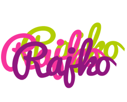 Rajko flowers logo