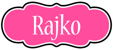 Rajko invitation logo