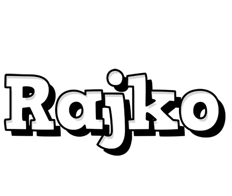 Rajko snowing logo