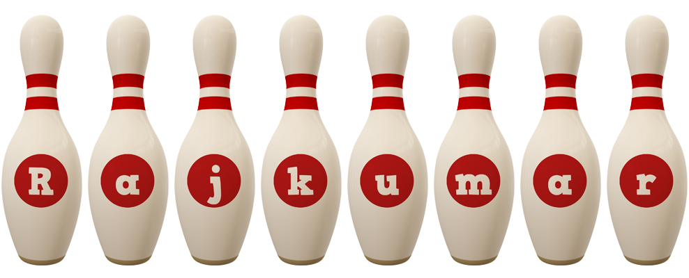 Rajkumar bowling-pin logo