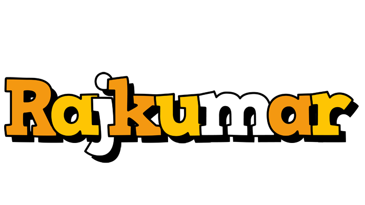 Rajkumar cartoon logo