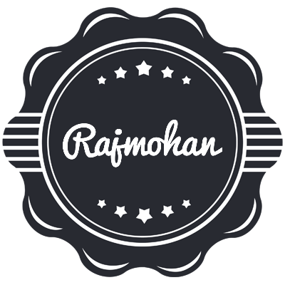 Rajmohan badge logo
