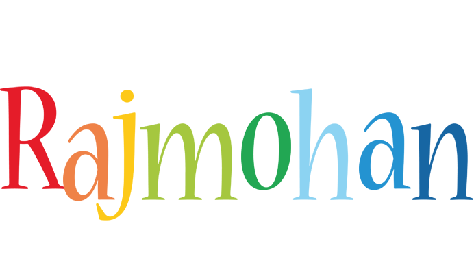 Rajmohan birthday logo