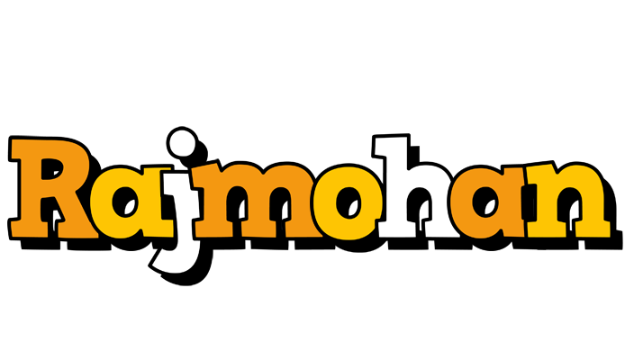 Rajmohan cartoon logo