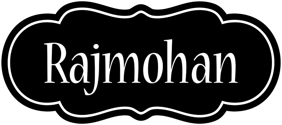 Rajmohan welcome logo