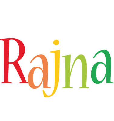Rajna birthday logo