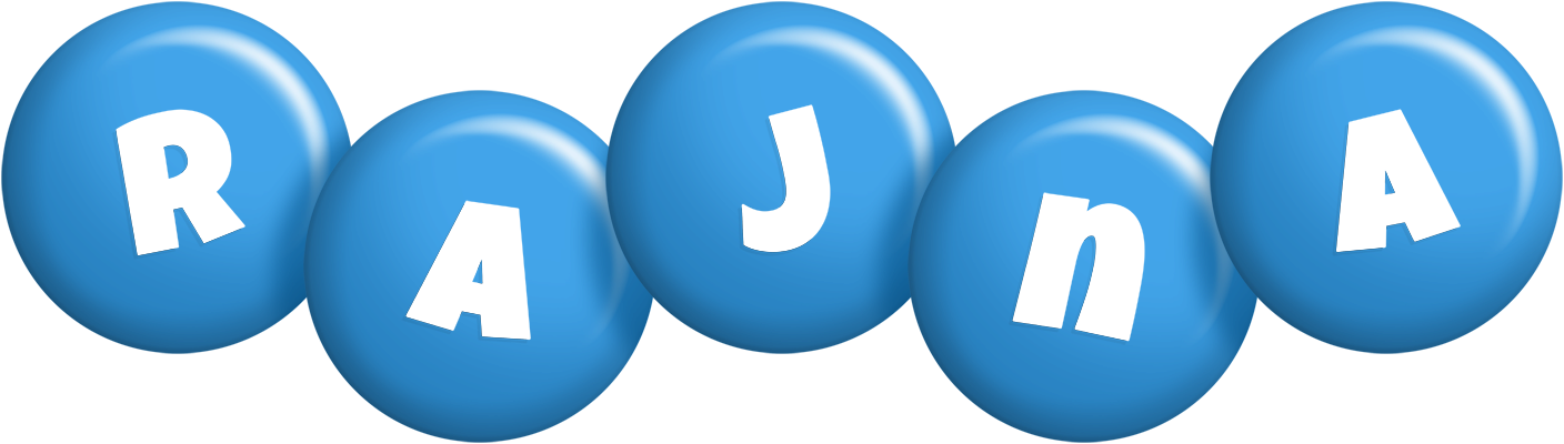 Rajna candy-blue logo