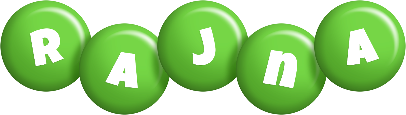 Rajna candy-green logo