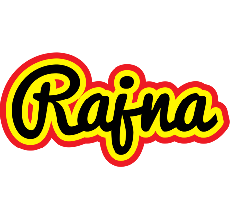 Rajna flaming logo