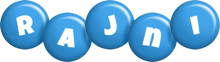 Rajni candy-blue logo