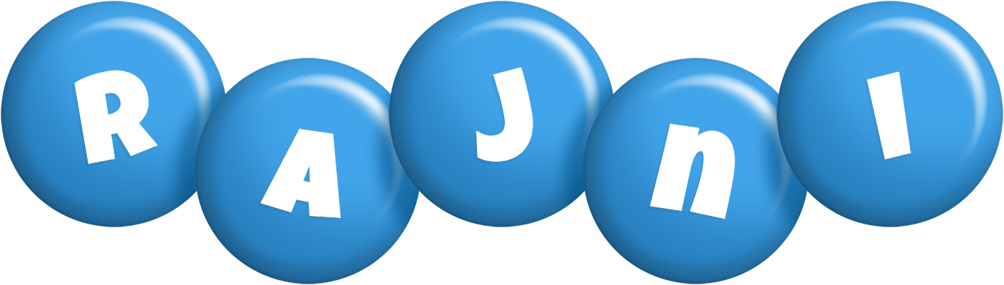 Rajni candy-blue logo