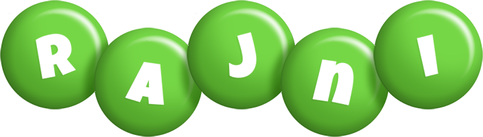 Rajni candy-green logo