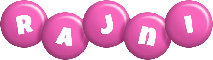 Rajni candy-pink logo