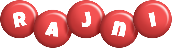 Rajni candy-red logo