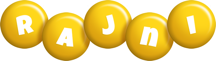 Rajni candy-yellow logo