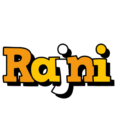 Rajni cartoon logo