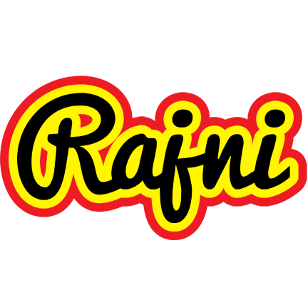 Rajni flaming logo