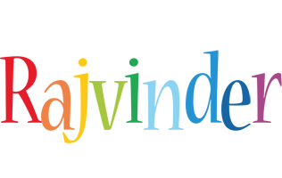 Rajvinder birthday logo