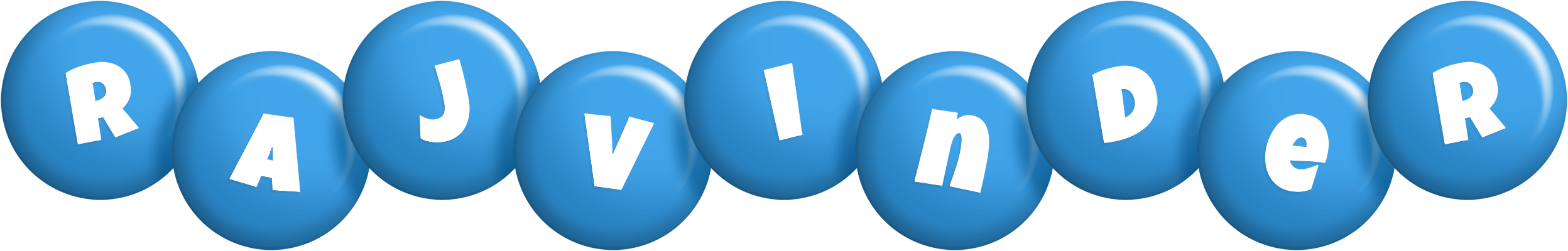 Rajvinder candy-blue logo