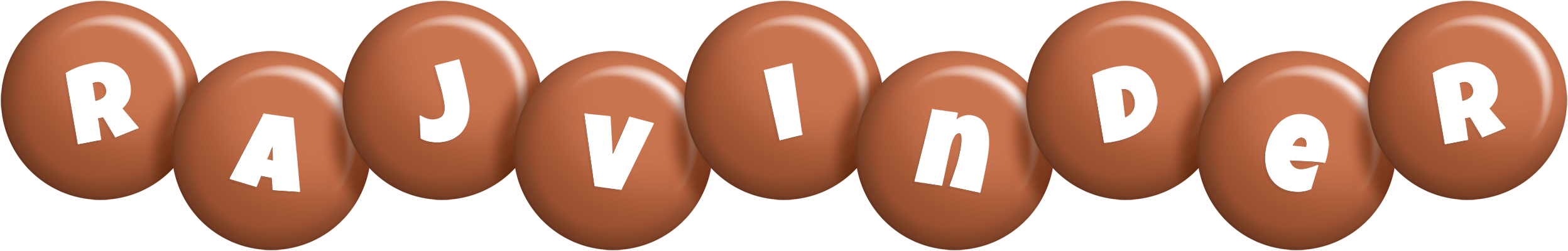 Rajvinder candy-brown logo