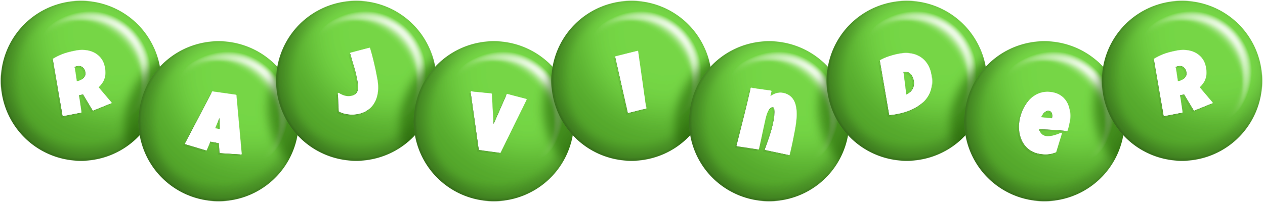 Rajvinder candy-green logo