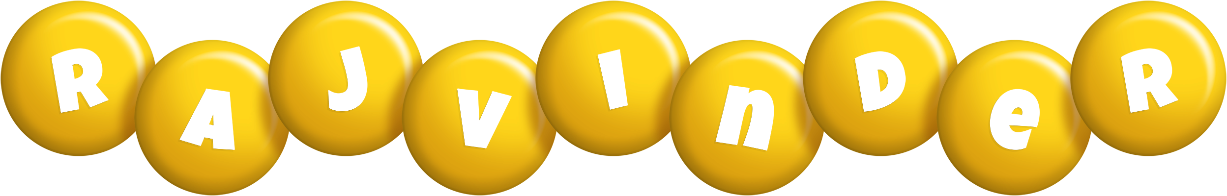 Rajvinder candy-yellow logo