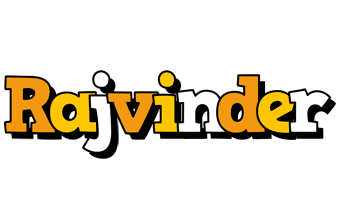 Rajvinder cartoon logo