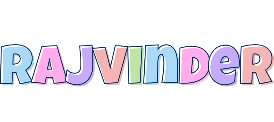 Rajvinder pastel logo
