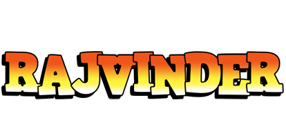 Rajvinder sunset logo