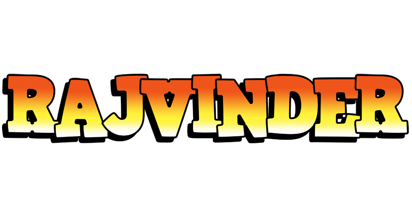 Rajvinder sunset logo