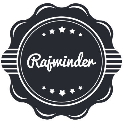 Rajwinder badge logo