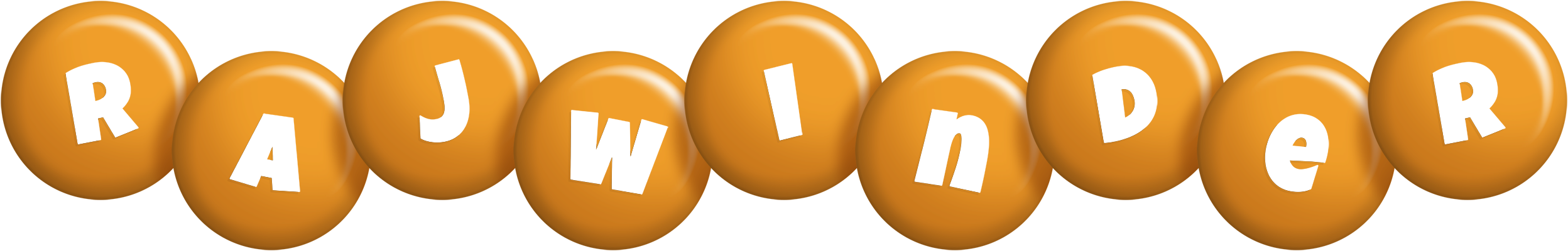 Rajwinder candy-orange logo
