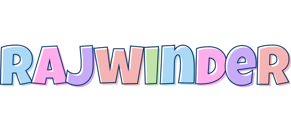 Rajwinder pastel logo