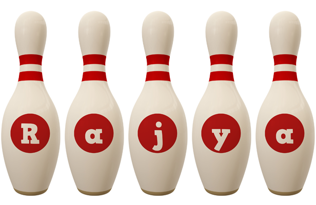Rajya bowling-pin logo