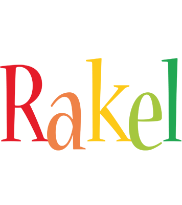 Rakel birthday logo