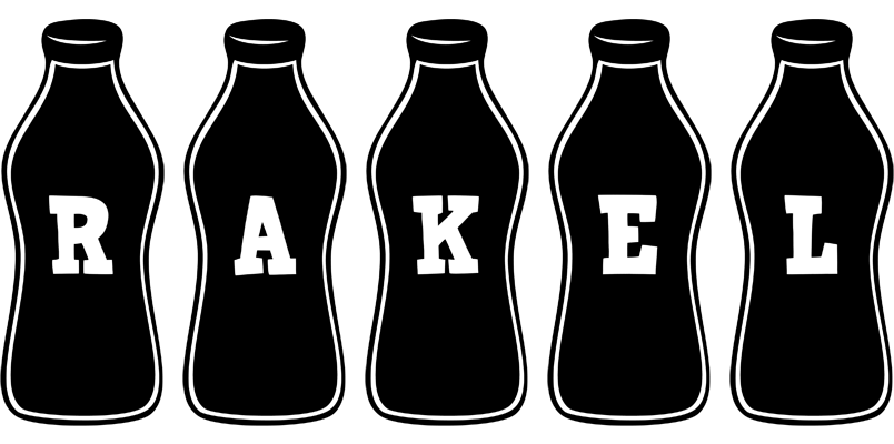 Rakel bottle logo