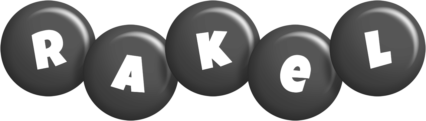 Rakel candy-black logo