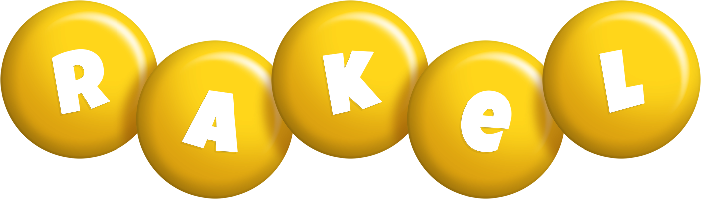 Rakel candy-yellow logo